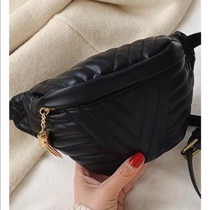 NWT Black Fanny Pack
